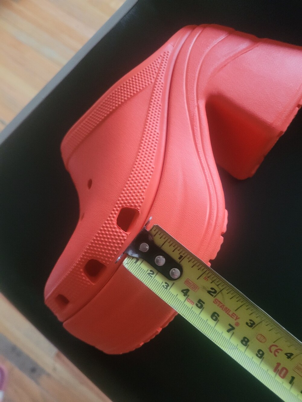 New Crocs Siren Platform Clogs in Lava Orange,Women's 8 - Picture 15 of 15